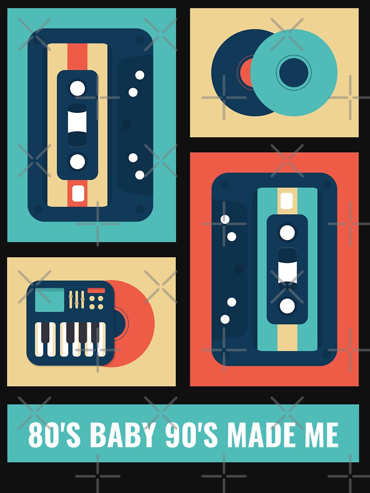 80s Baby 90s Made Me by BlaqueCrownTee T-Shirts, Hoodie, Sweatshirt | BlankRebels.com (Image 3)
