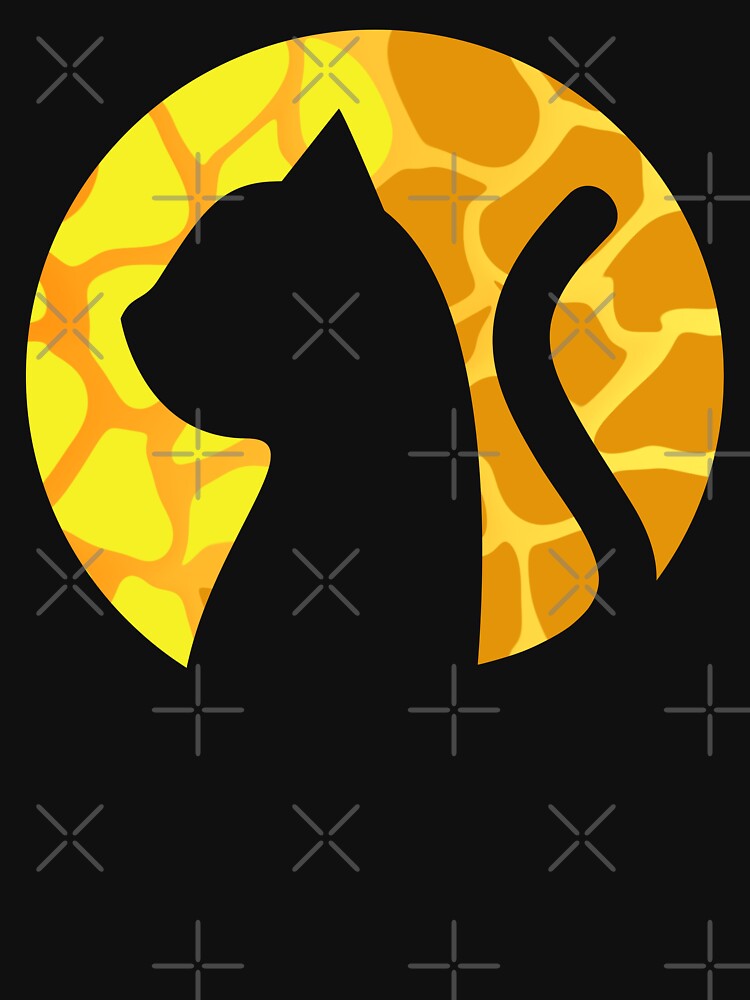 Patterned Cat Silhouette - Funny Cat Pictures by FunnyCatsFam T-Shirts, Hoodie, Sweatshirt | BlankRebels.com (Image 3)