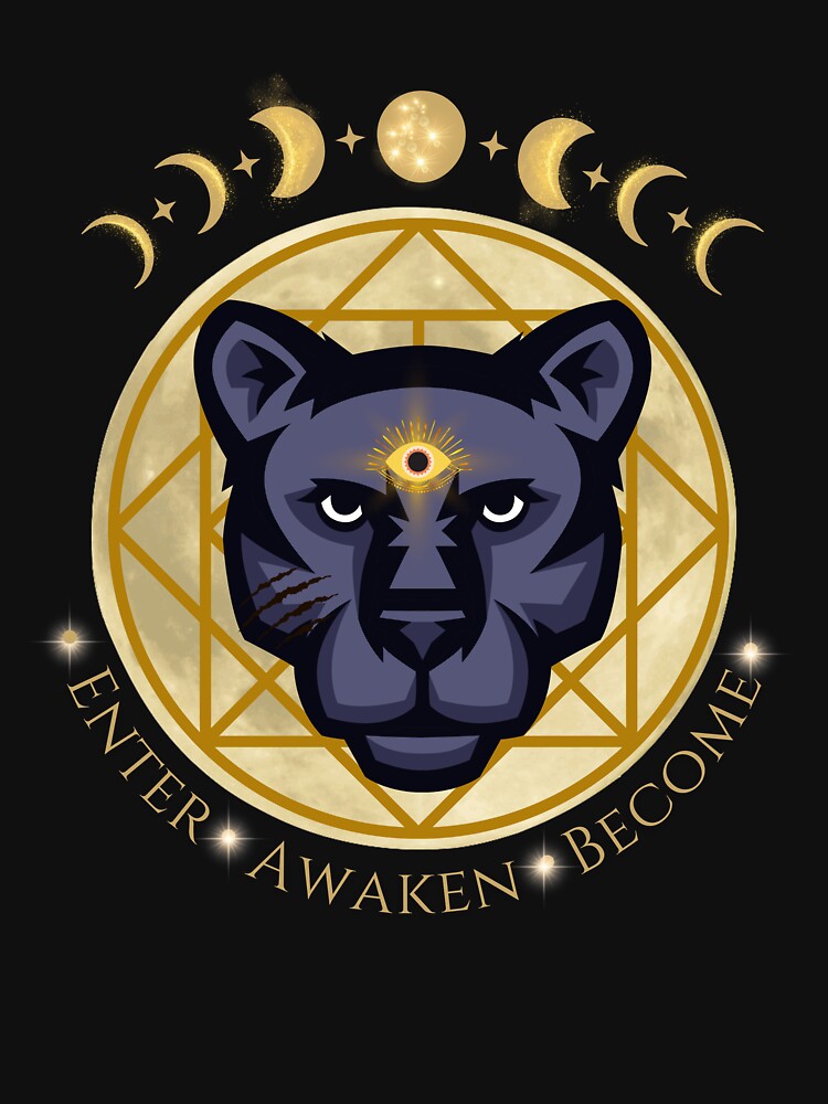 Enter. Awaken. Become. | Jungle Breathe Series | Animal Spirit by ExoticByJoanna T-Shirts, Hoodie, Sweatshirt (Image 3)