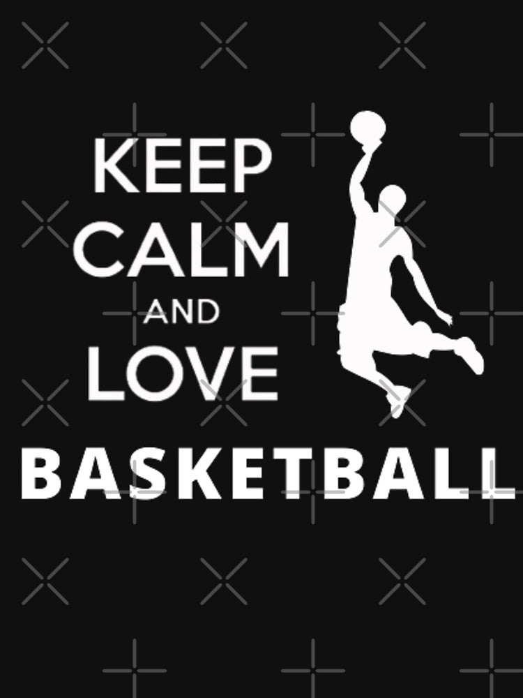 Keep calm and love basketball for basketball lovers gifts by BestDesign87