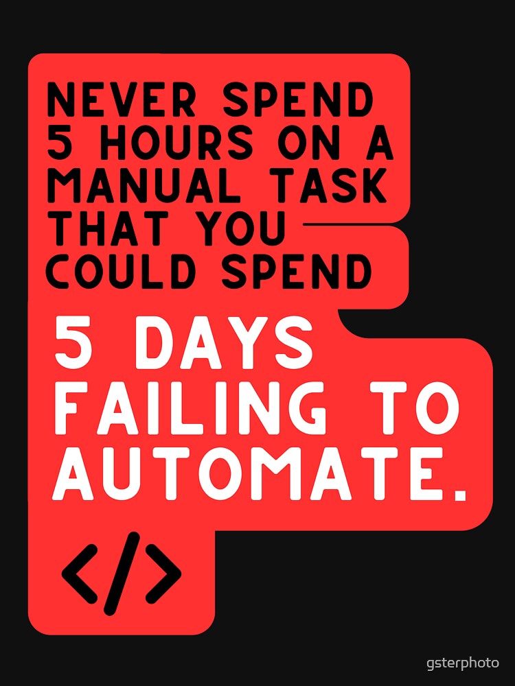 automate your life by gsterphoto T-Shirts, Hoodie, Sweatshirt | BlankRebels.com (Image 3)