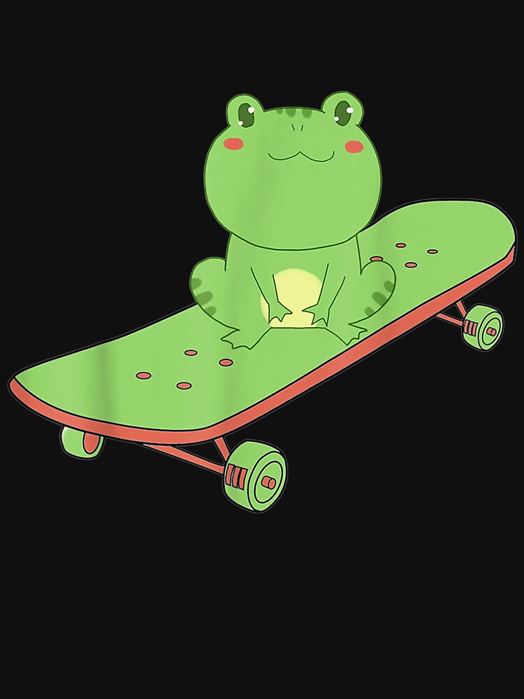 Frog On Skateboard by tolivia T-Shirts, Hoodie, Sweatshirt | BlankRebels.com (Image 3)