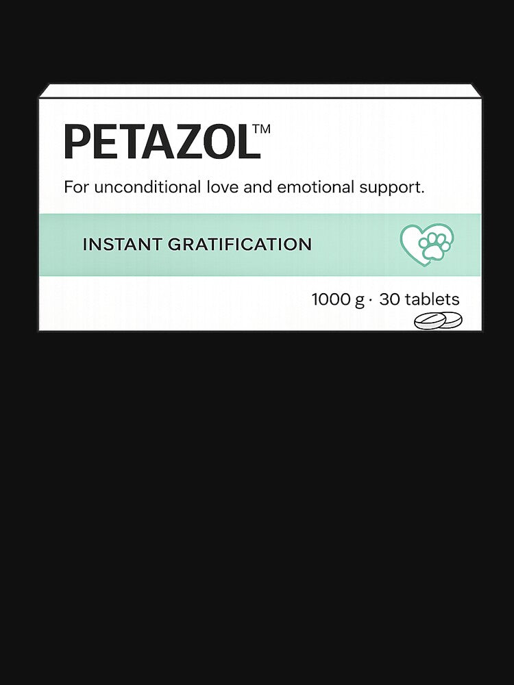 Petazol™ – Funny Pet Lover Parody | Emotional Support Fake Medicine Design by pharmafeels