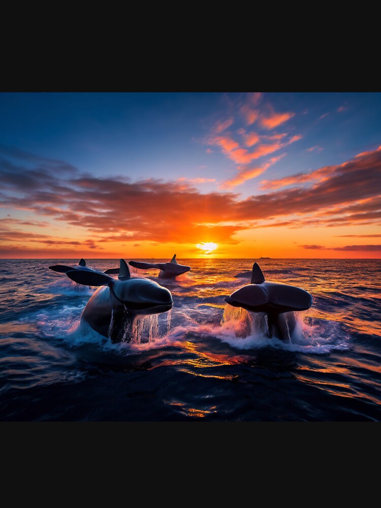 Pilot whales, navigators of the seas by Collection de trésors T-Shirts, Hoodie, Sweatshirt | BlankRebels.com (Image 3)