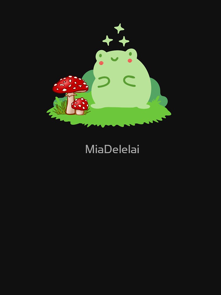 Adorable Cottagecore Frog and Mushroom by MiaDelelai T-Shirts, Hoodie, Sweatshirt | BlankRebels.com (Image 3)