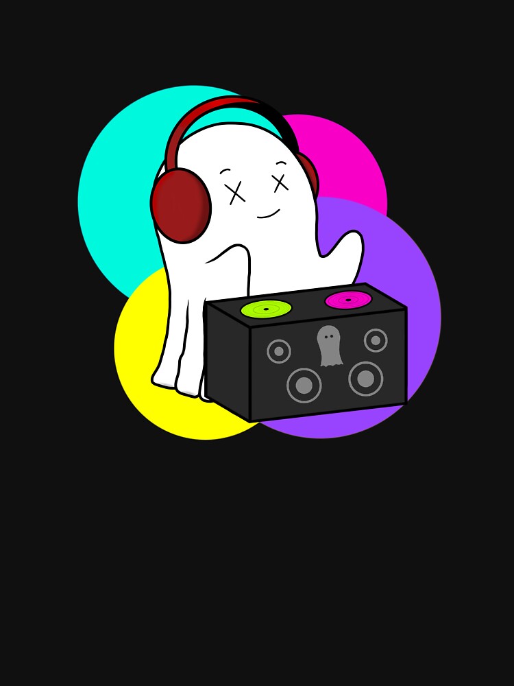 DJ Boo: the Ghost DJ by baileyperkins T-Shirts, Hoodie, Sweatshirt | BlankRebels.com (Image 3)