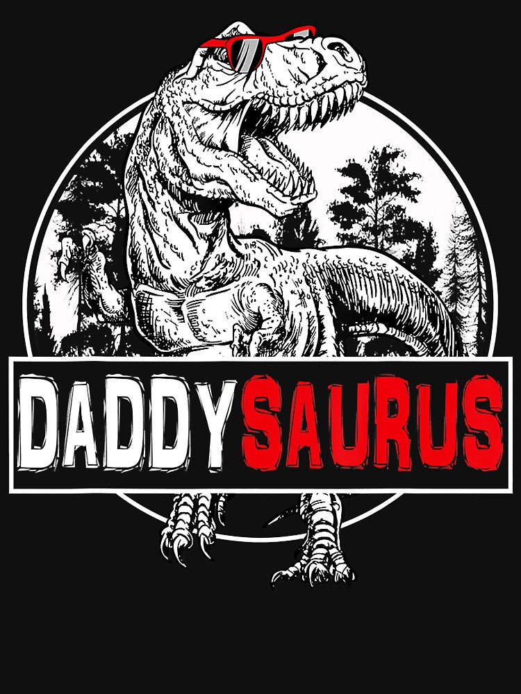 Daddysaurus T rex Dinosaur Funny DaddySaurus Family Matching by AaronWeedo T-Shirts, Hoodie, Sweatshirt (Image 3)