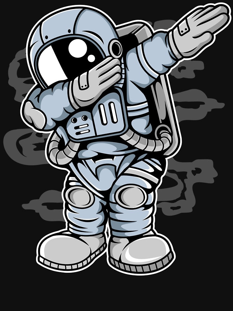 Astronaut Dab - Funny Outer Space Lovers by Desteroids T-Shirts, Hoodie, Sweatshirt | BlankRebels.com (Image 3)