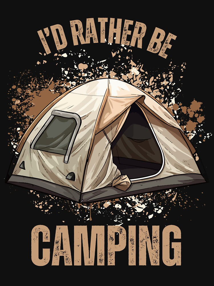 I'd Rather be Camping (Brown/Tan) by BLTeesNmore T-Shirts, Hoodie, Sweatshirt | BlankRebels.com (Image 3)