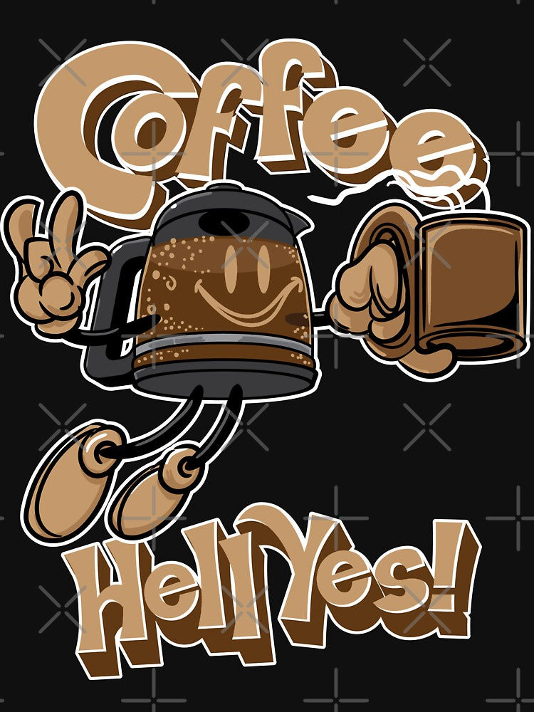 Coffee? Hell Yes! by eShirtLabs by eShirtLabs T-Shirts, Hoodie, Sweatshirt | BlankRebels.com (Image 3)