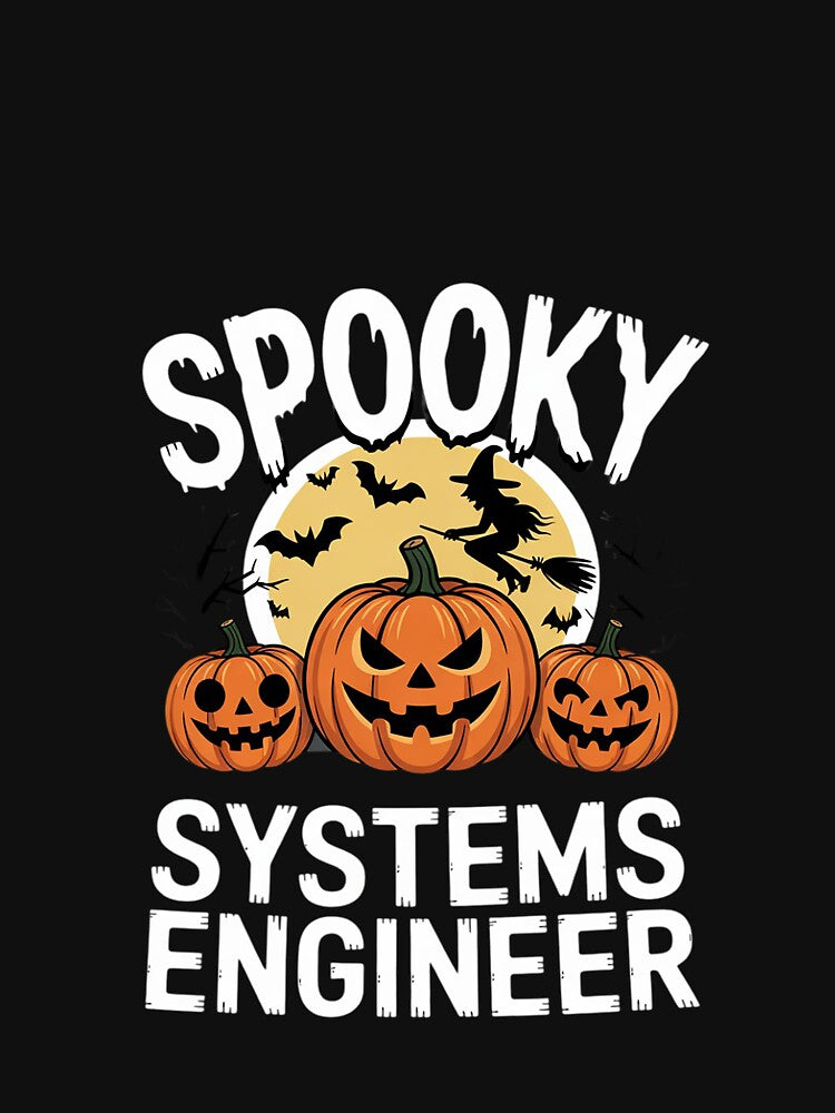 Spooky Systems Engineer Halloween by MarryIsMonth T-Shirts, Hoodie, Sweatshirt | BlankRebels.com (Image 3)