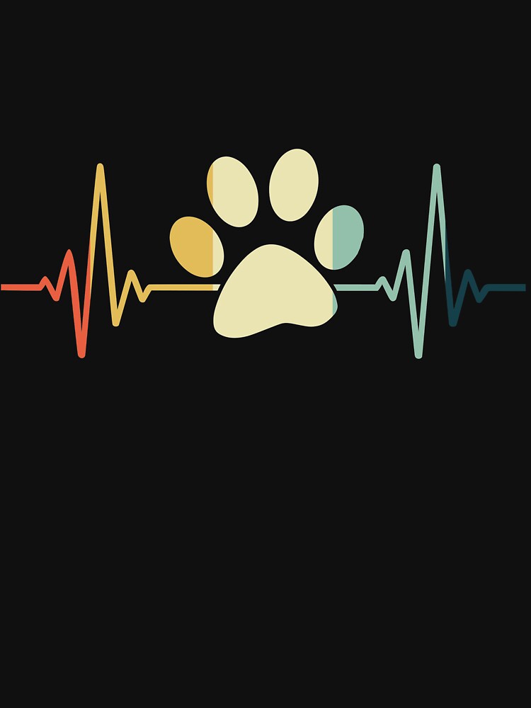 Dog Heartbeat Vintage by NgocLanDesign T-Shirts, Hoodie, Sweatshirt | BlankRebels.com (Image 3)