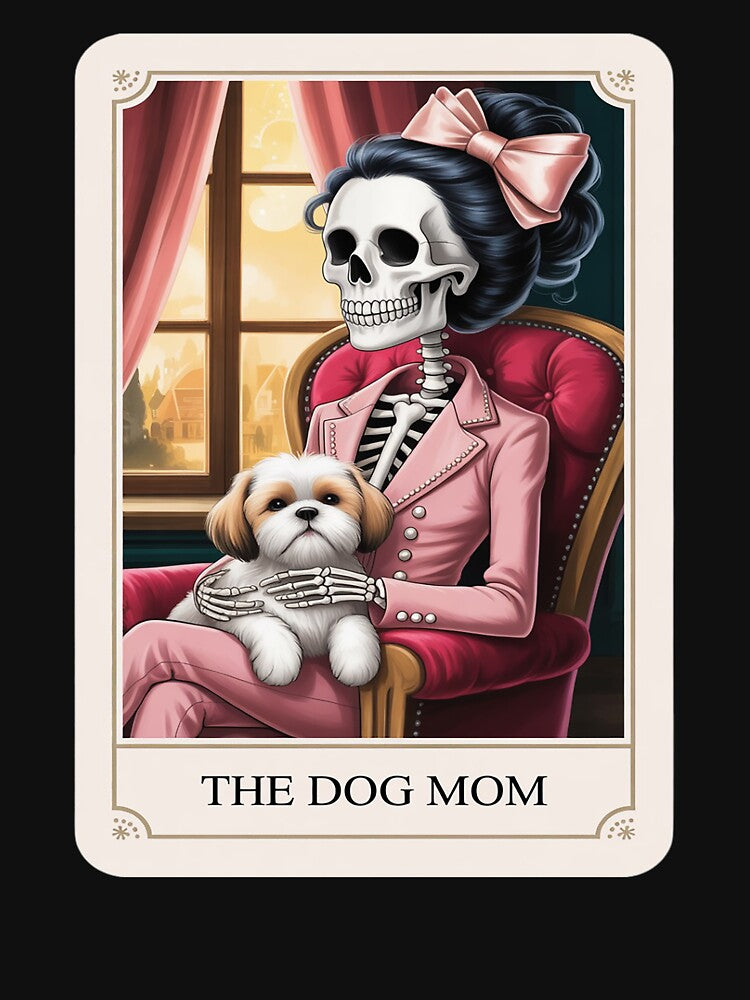 The Dog Mom Skeleton Tarot Card Funny Pet Lover by LinlinsDemons T-Shirts, Hoodie, Sweatshirt | BlankRebels.com (Image 3)