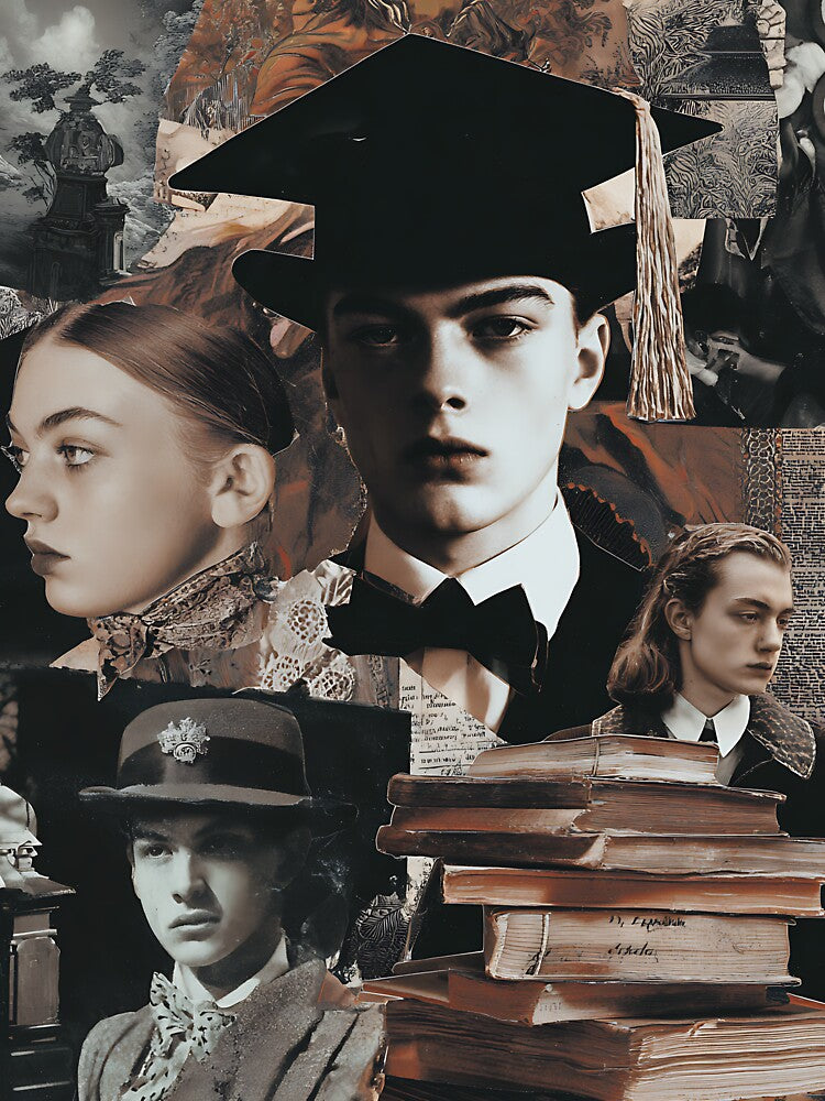 Vintage Dark Academia Collage by bapupa T-Shirts, Hoodie, Sweatshirt | BlankRebels.com (Image 3)