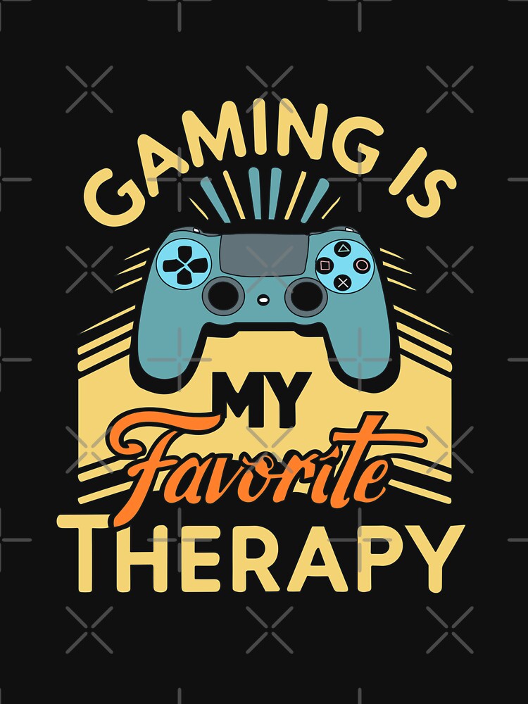Gaming is My Favorite Therapy by Nordilandia T-Shirts, Hoodie, Sweatshirt | BlankRebels.com (Image 3)