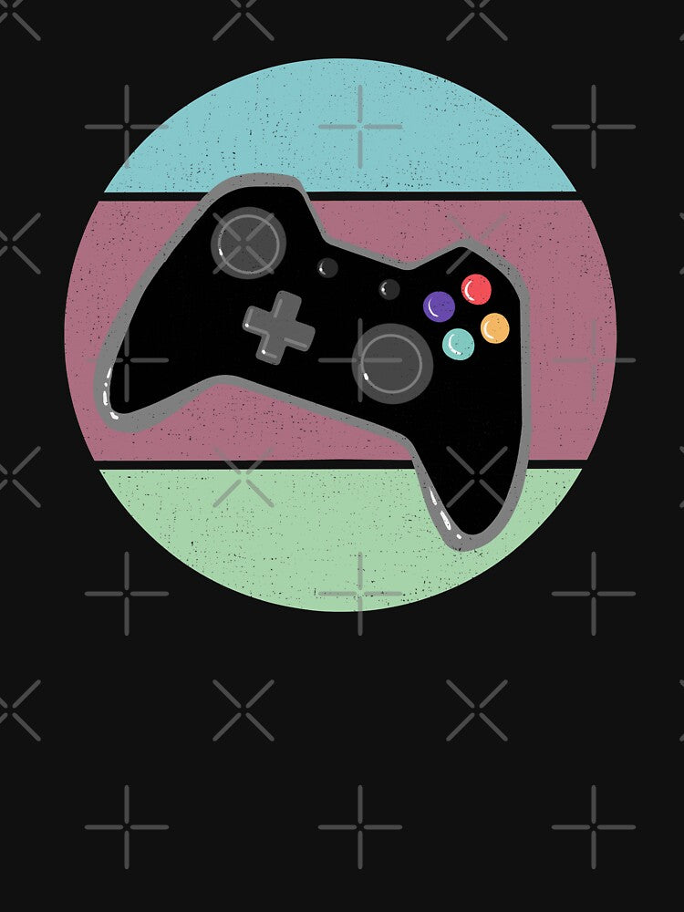 Retro Black Game Controller by Desha001 T-Shirts, Hoodie, Sweatshirt | BlankRebels.com (Image 3)