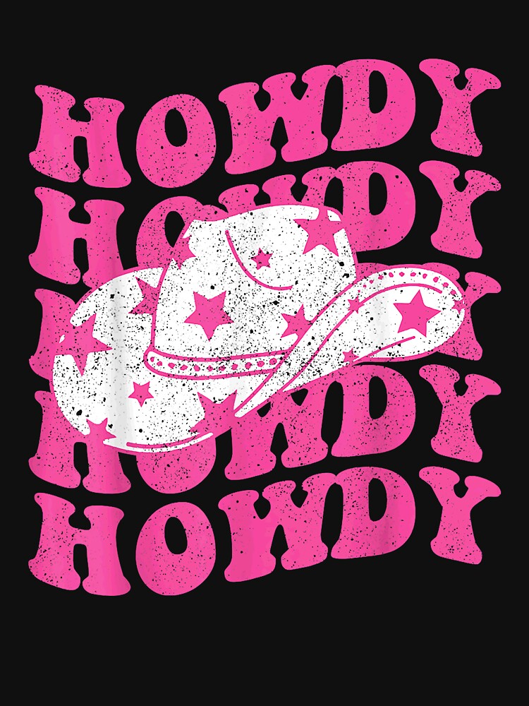 Howdy Southern Western Girl Country T-Shirt, Cowboy Graphic Tees, Southern T-Shirt, Retro Cowgirl Hoodie,... (Image 3)
