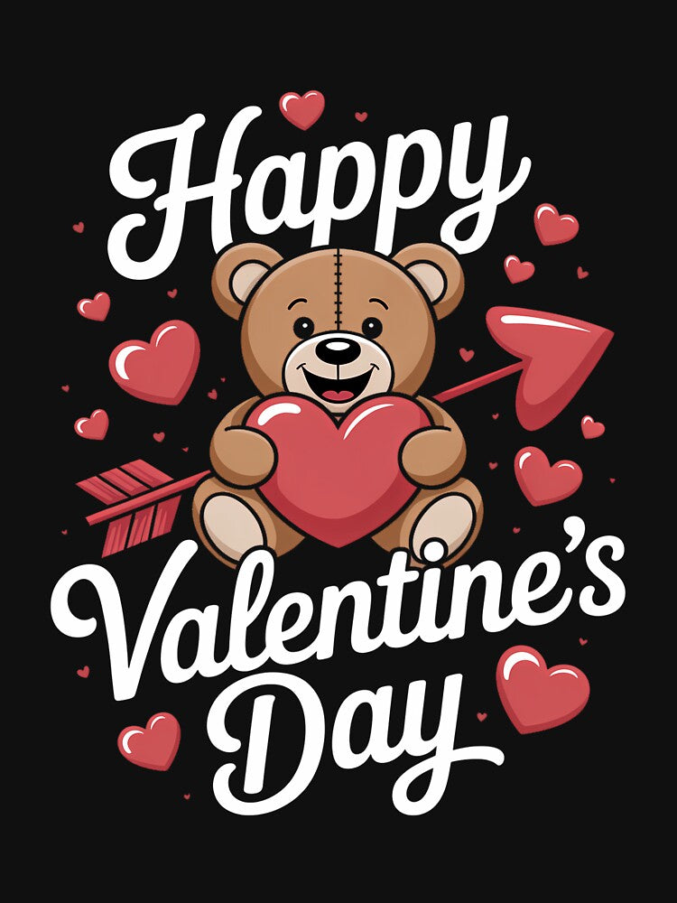 happy valentines day cute valentine by EllenJast T-Shirts, Hoodie, Sweatshirt | BlankRebels.com (Image 3)