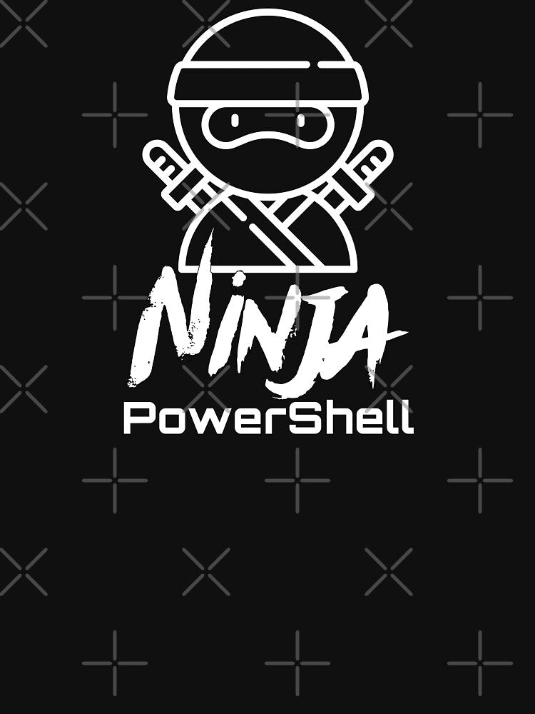 PowerShell Ninja (white) by Stornu2Ruedas T-Shirts, Hoodie, Sweatshirt | BlankRebels.com (Image 3)