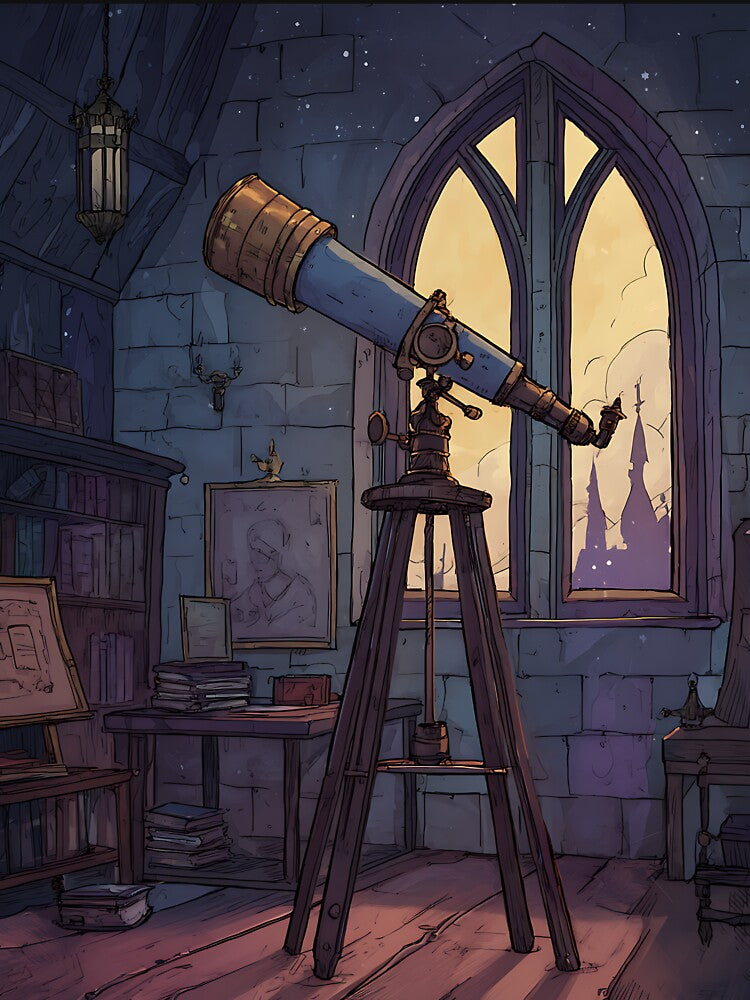 Dark Academia: Scholarly Telescope by bapupa T-Shirts, Hoodie, Sweatshirt | BlankRebels.com (Image 3)