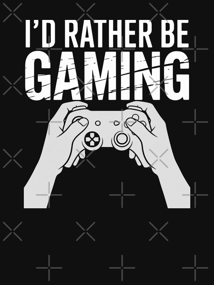 Id Rather Be Gaming Gamer Controller by CORJIDOG-ART T-Shirts, Hoodie, Sweatshirt | BlankRebels.com (Image 3)
