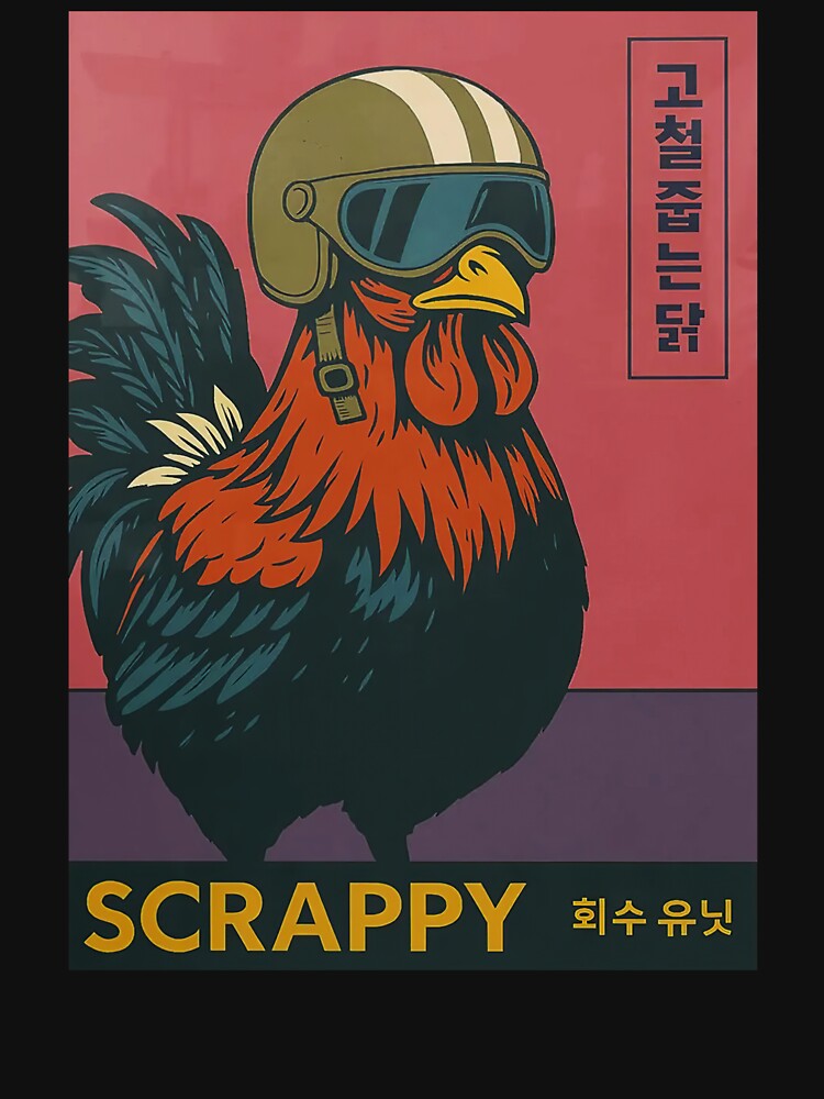 ARC Raiders Scrappy the Rooster Game Fan Art by HeatherGenz T-Shirts, Hoodie, Sweatshirt | BlankRebels.com (Image 3)