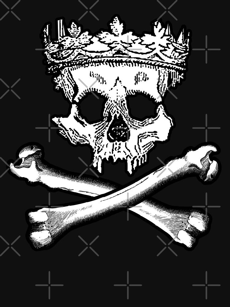 Grunge King Skull and Crossbones by ACC T-Shirts, Hoodie, Sweatshirt | BlankRebels.com (Image 3)