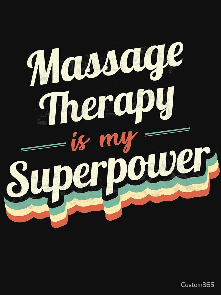 Massage Therapy is my Superpower by Custom365 T-Shirts, Hoodie, Sweatshirt | BlankRebels.com (Image 3)