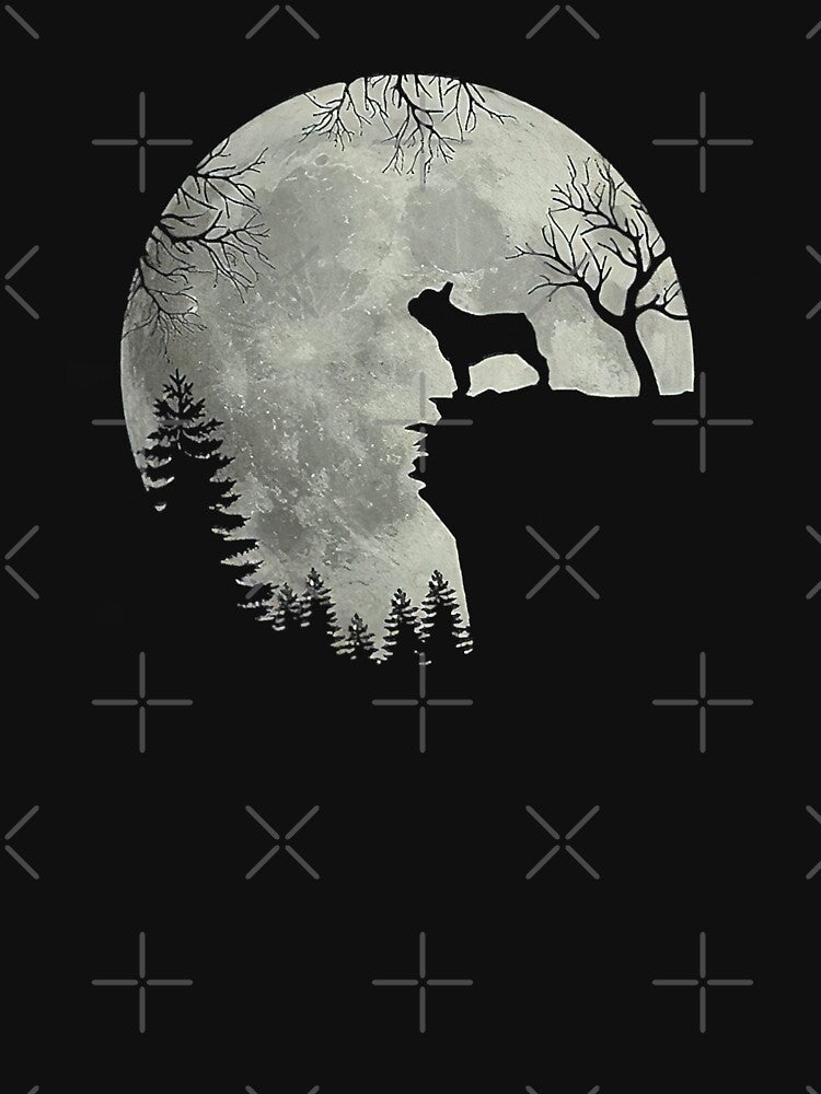 French Bulldog Dog And Moon Halloween Costume by MalloWilli T-Shirts, Hoodie, Sweatshirt | BlankRebels.com (Image 3)