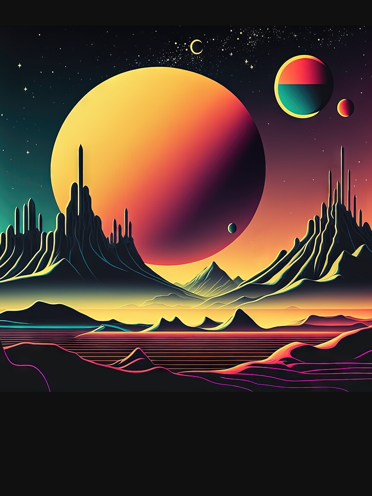 Nostalgic Tomorrow: A Retrospective Journey into the Future by Mullet Monkey T-Shirts, Hoodie, Sweatshirt (Image 3)