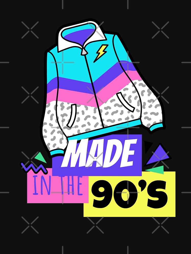 Made In the 90's -  Old School Fashion 90s Design - by onjcdesign T-Shirts, Hoodie, Sweatshirt | BlankRebels.com (Image 3)