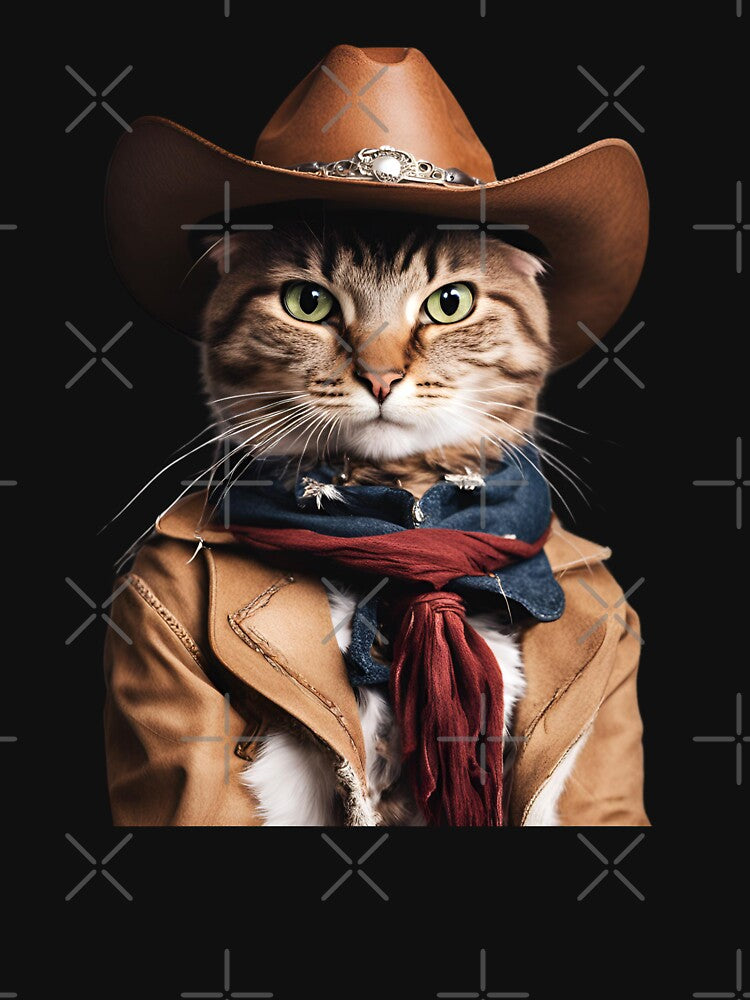 Cowboy Cat by FarmOfCuties T-Shirts, Hoodie, Sweatshirt | BlankRebels.com (Image 3)