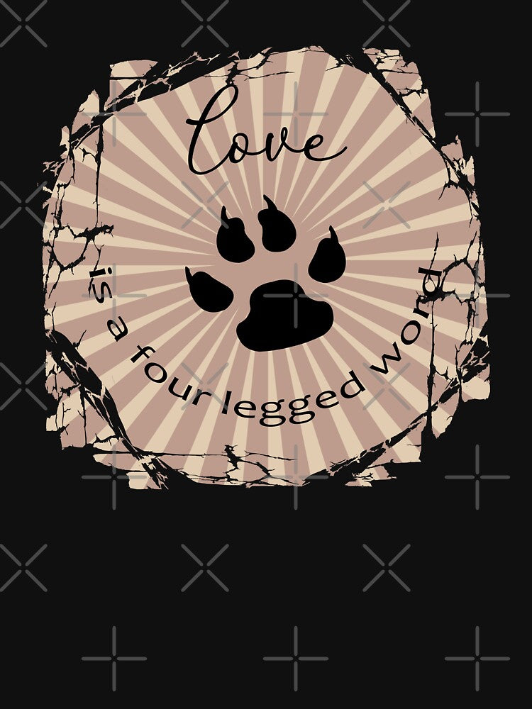 Love is a Four Legged Word by DogLifeCo T-Shirts, Hoodie, Sweatshirt | BlankRebels.com (Image 3)