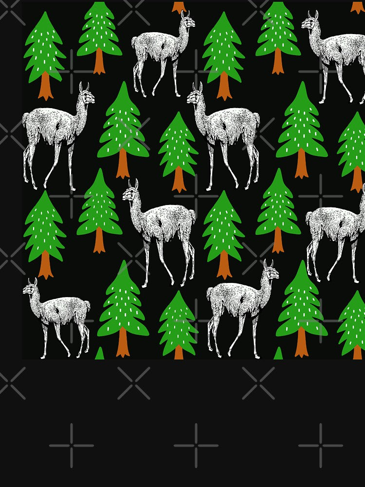 llama pattern by virilamissa T-Shirts, Hoodie, Sweatshirt | BlankRebels.com (Image 3)