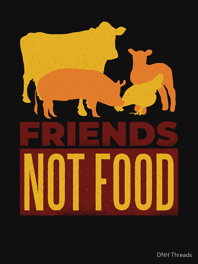Vegan Vegetarian design - Cow Lover - Animal Lover by DNH Threads T-Shirts, Hoodie, Sweatshirt | BlankRebels.com (Image 3)