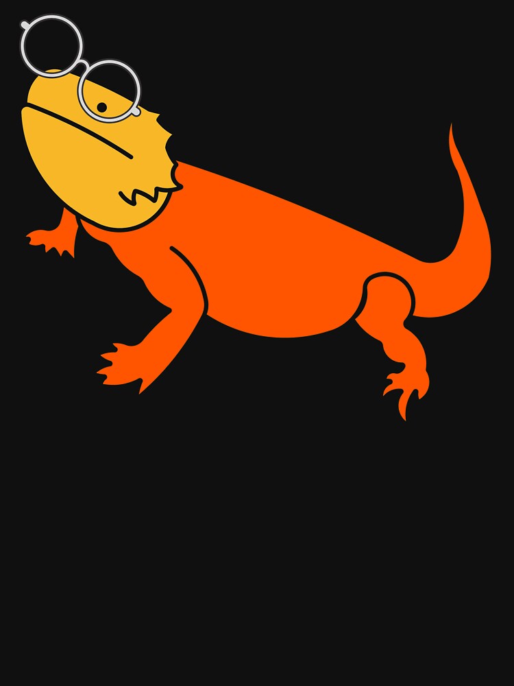 Bearded Dragon Nerdy Glasses by mikefer T-Shirts, Hoodie, Sweatshirt | BlankRebels.com (Image 3)