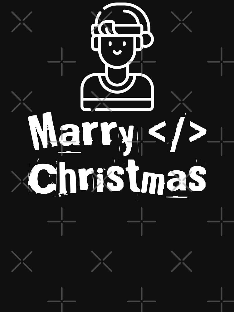 Merry </> Christmas (white) by Stornu2Ruedas T-Shirts, Hoodie, Sweatshirt | BlankRebels.com (Image 3)