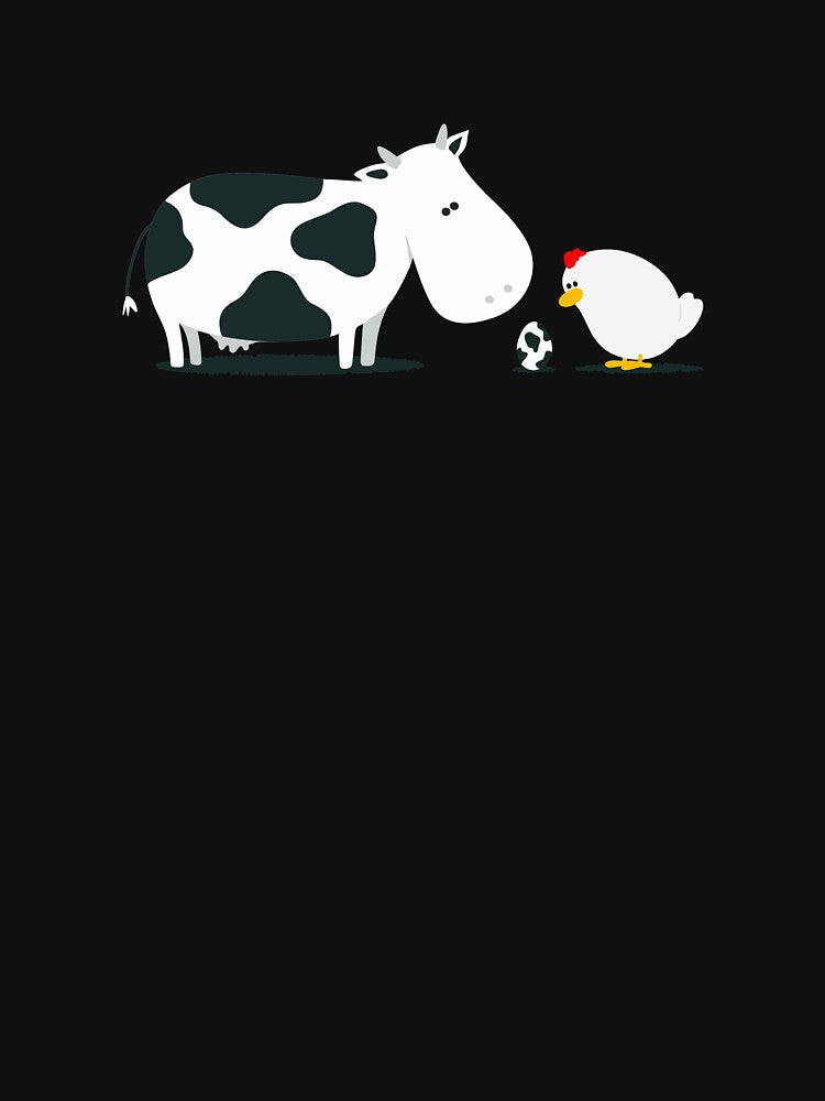 Cow Chicken Egg by RuinedWrestler T-Shirts, Hoodie, Sweatshirt | BlankRebels.com (Image 3)