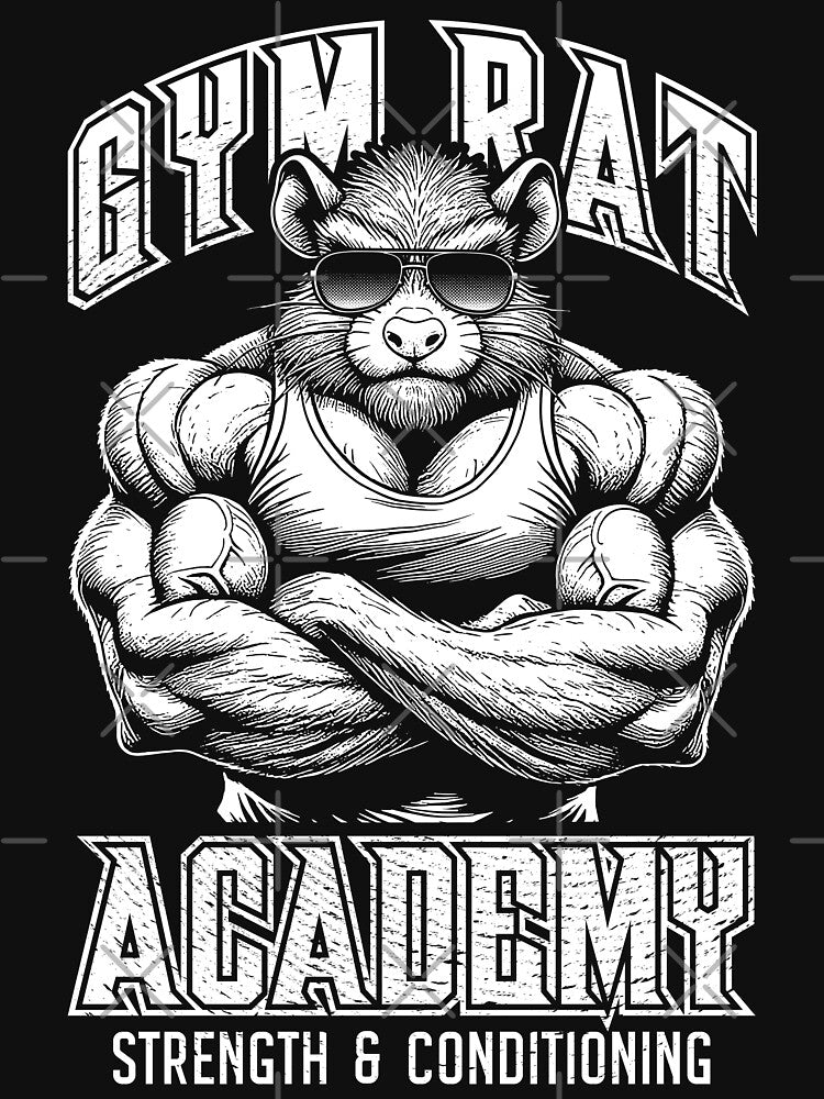 Gym Rat Academy Strength & Conditioning Funny Bodybuilder by GrandeDuc T-Shirts, Hoodie, Sweatshirt (Image 3)