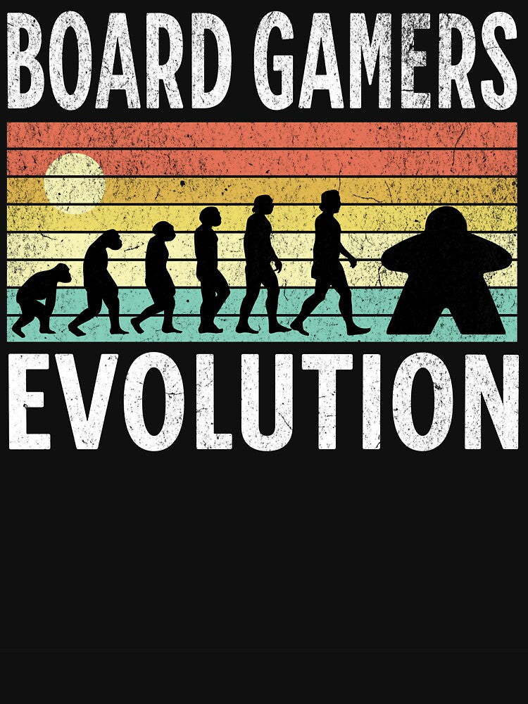 Board Gamer Evolution - Board Game Lover Design, Tabletop Gaming by Zanda-Nerd-Shop T-Shirts, Hoodie, Sweatshirt (Image 3)
