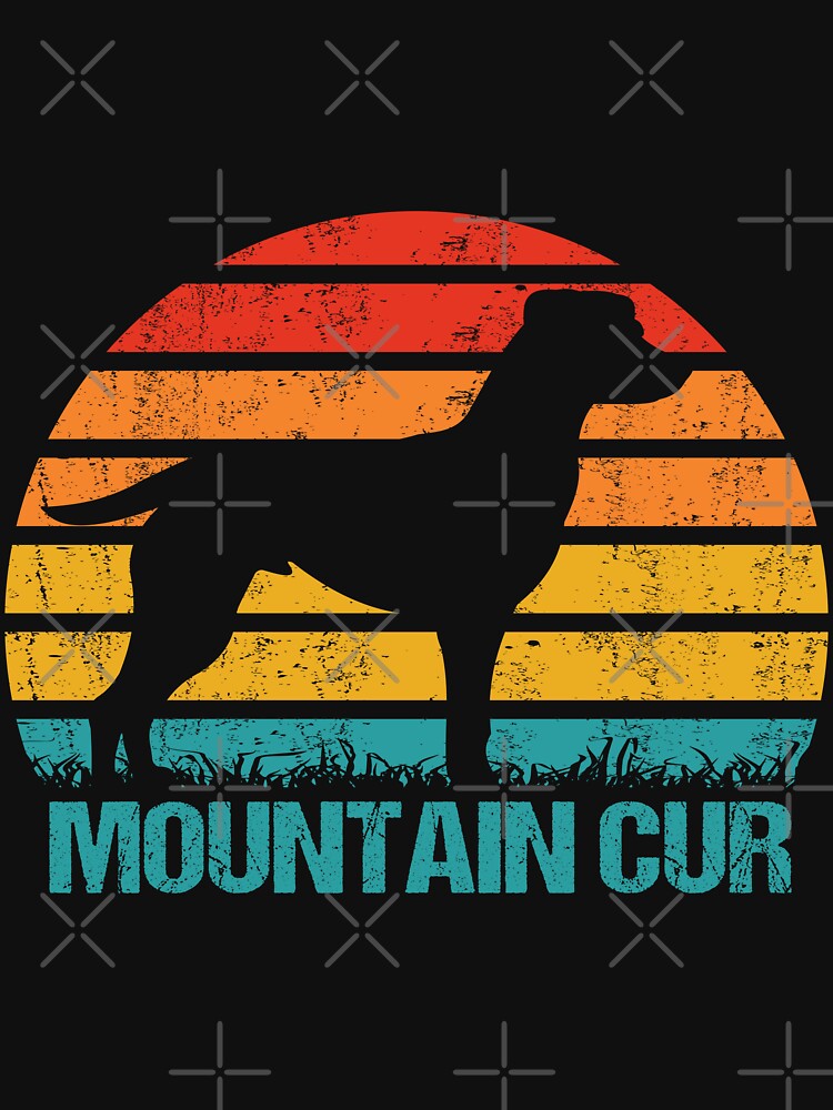 Mountain Cur Dog Retro Vintage by richter74 T-Shirts, Hoodie, Sweatshirt | BlankRebels.com (Image 3)