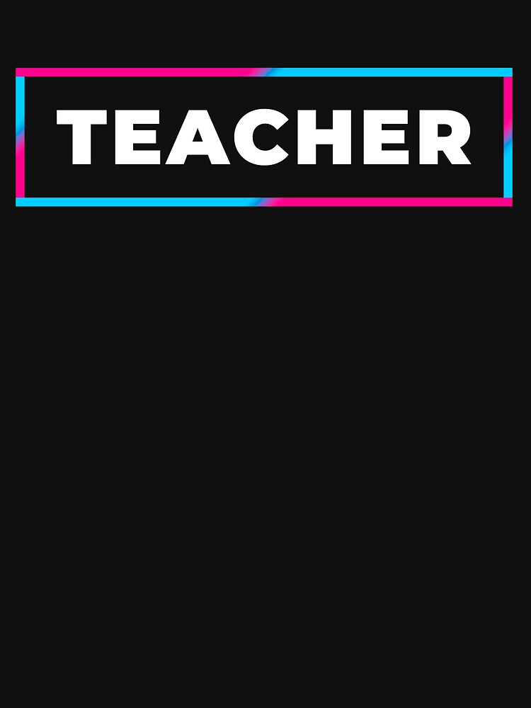 Teacher retro gradient frame by SVPOD T-Shirts, Hoodie, Sweatshirt | BlankRebels.com (Image 3)