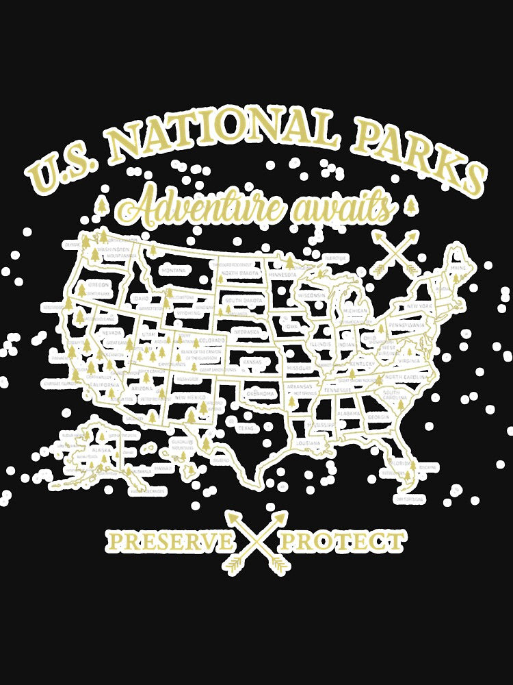 Us National Parks Adventure Awaits by YesterDayCheck T-Shirts, Hoodie, Sweatshirt | BlankRebels.com (Image 3)