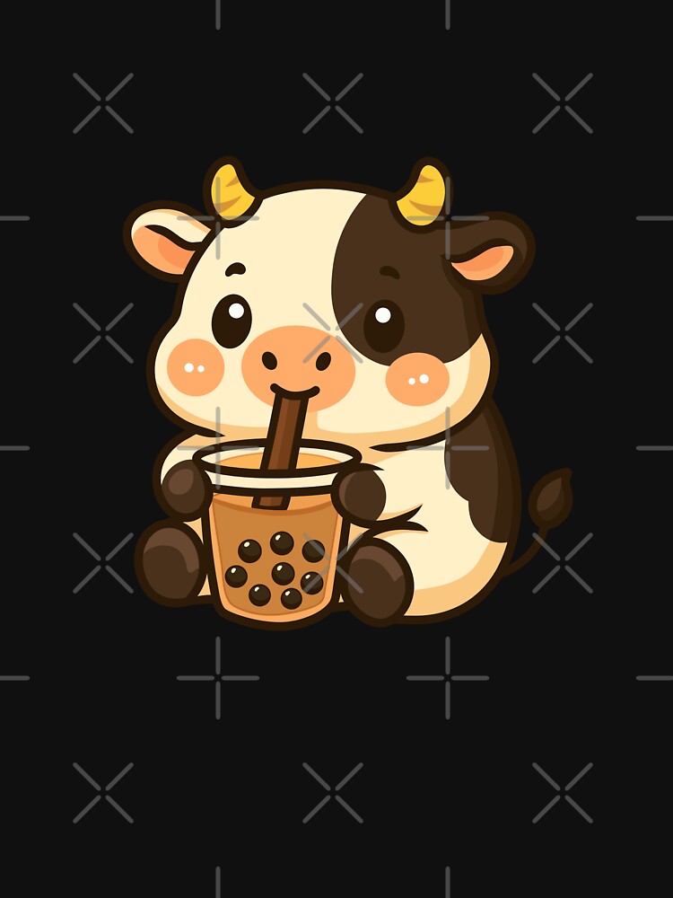 Cow with Bubble Tea by Delidream T-Shirts, Hoodie, Sweatshirt | BlankRebels.com (Image 3)
