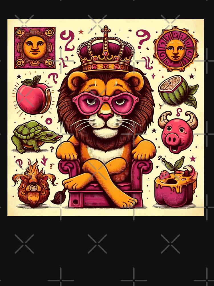 Leo Vintage – Retro Zodiac Art by EuropeanPrints T-Shirts, Hoodie, Sweatshirt | BlankRebels.com (Image 3)