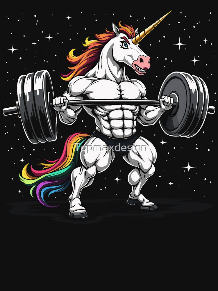 Funny Unicorn Bodybuilder by Topmaxdesign T-Shirts, Hoodie, Sweatshirt | BlankRebels.com (Image 3)