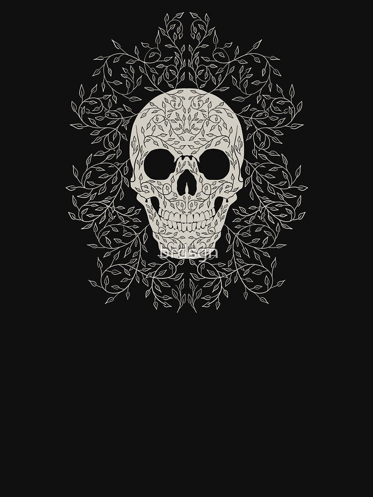 Skull floral by brdsgn T-Shirts, Hoodie, Sweatshirt | BlankRebels.com (Image 3)