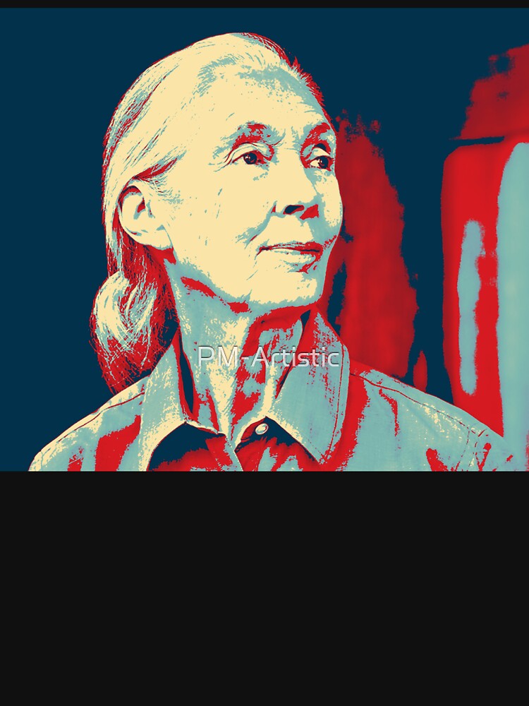 Popart Jane Goodall by PM-Artistic