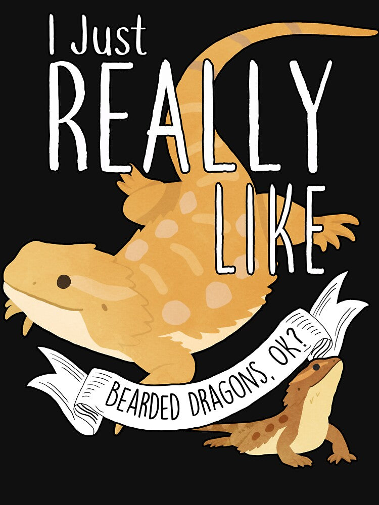 I Just Really Like Bearded Dragons, OK? by Clara Hollins T-Shirts, Hoodie, Sweatshirt | BlankRebels.com (Image 3)
