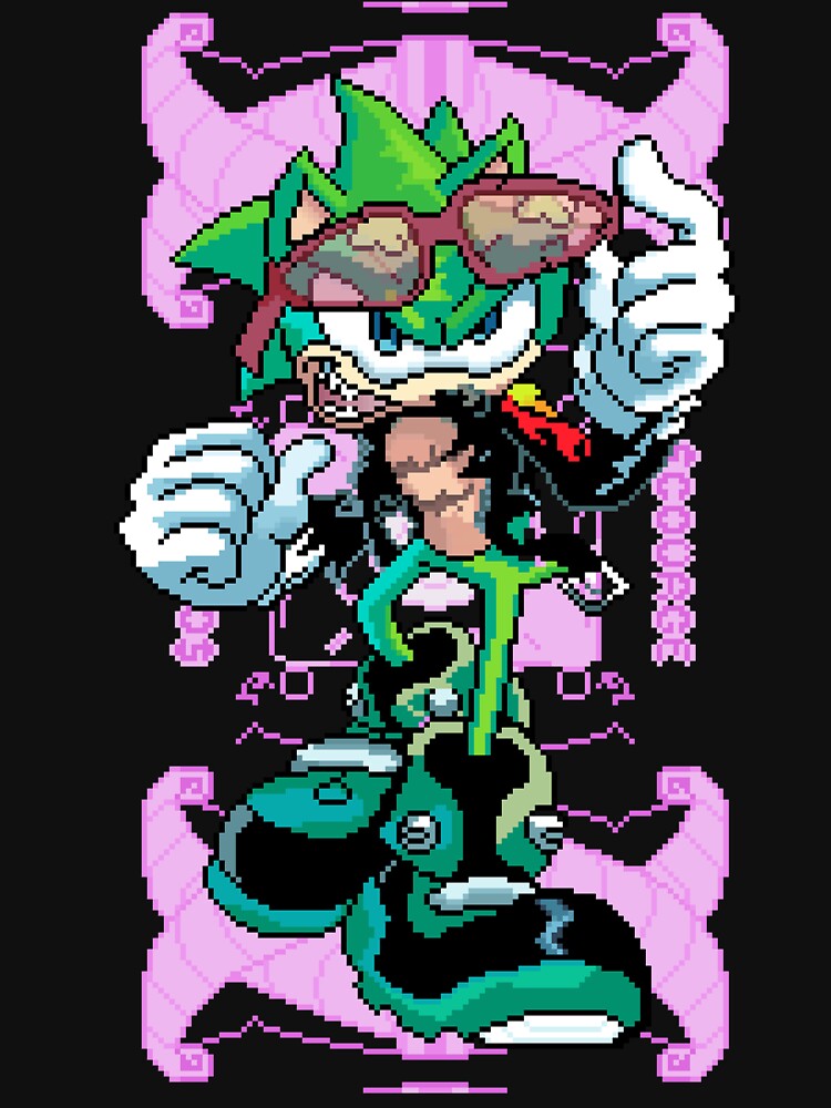 Scourge the Hedgehog Design by EpicPixelGamer T-Shirts, Hoodie, Sweatshirt | BlankRebels.com (Image 3)